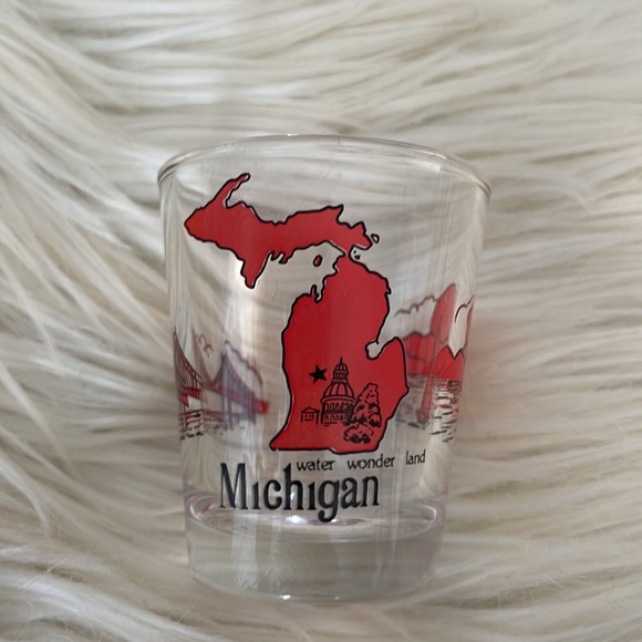 State Michigan shot glass bar alcohol glass collection shooter cocktail beer - Picture 4 of 11